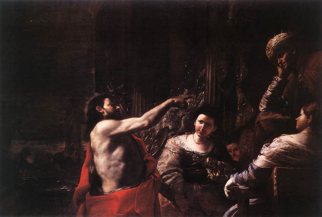 St John the Baptist before Herod af